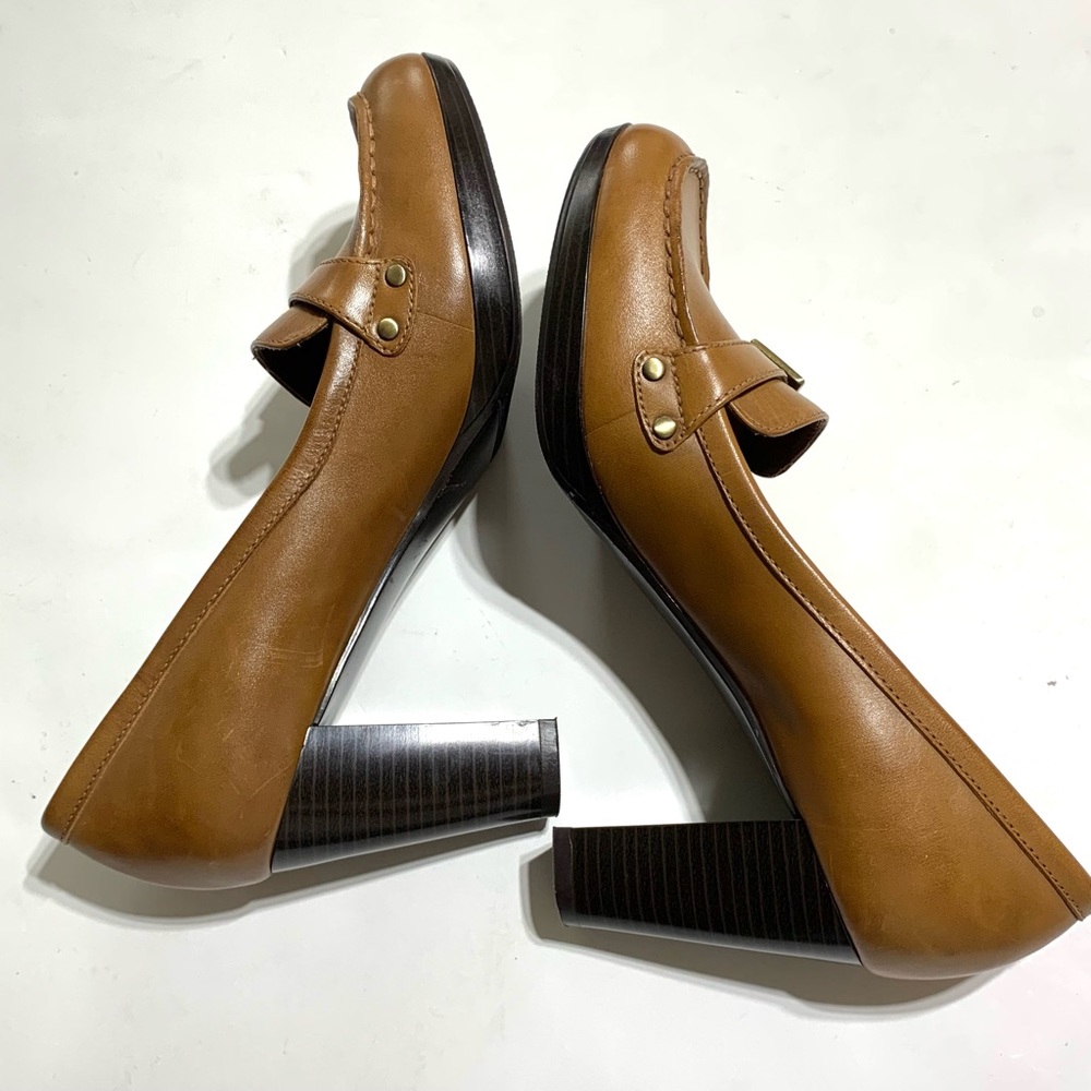 Azaleia camel brown leather shoes NWOT (size 6) - Picture 8 of 13
